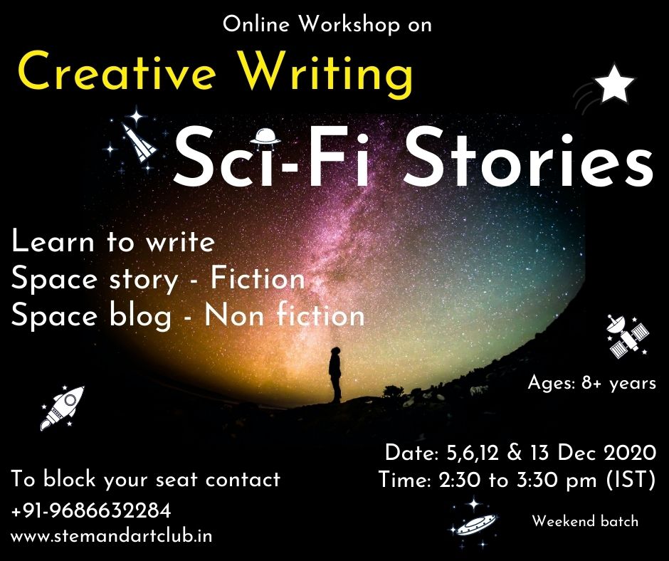 Sci-Fi Creative Writing – 5 Dec to 13 Dec 2020