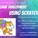 Games Development with SCRATCH – 6 Jan to 29 Jan 2021